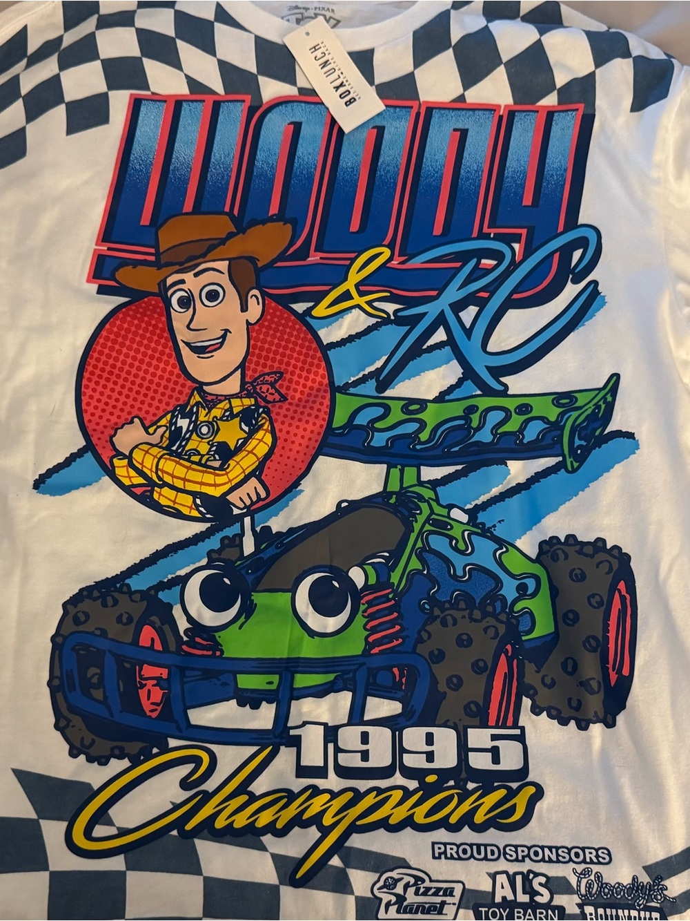 Toy Story Woody & RC Kids Graphic Tee - White